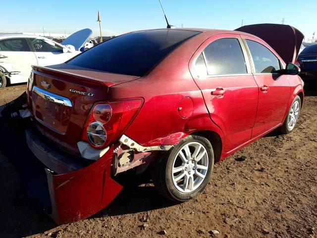 Photo 4 from auction – 2014 CHEVROLET SONIC LT with VIN 1G1JC5SH3E4150012
