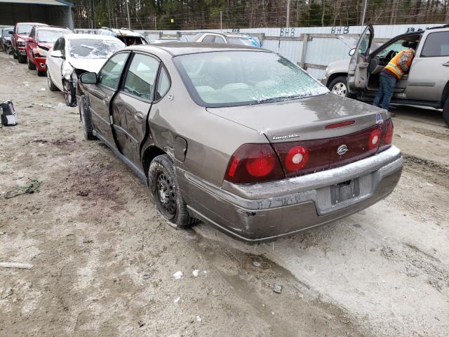 Photo 3 from auction – 2002 CHEVROLET IMPALA with VIN 2G1WF52E829200558