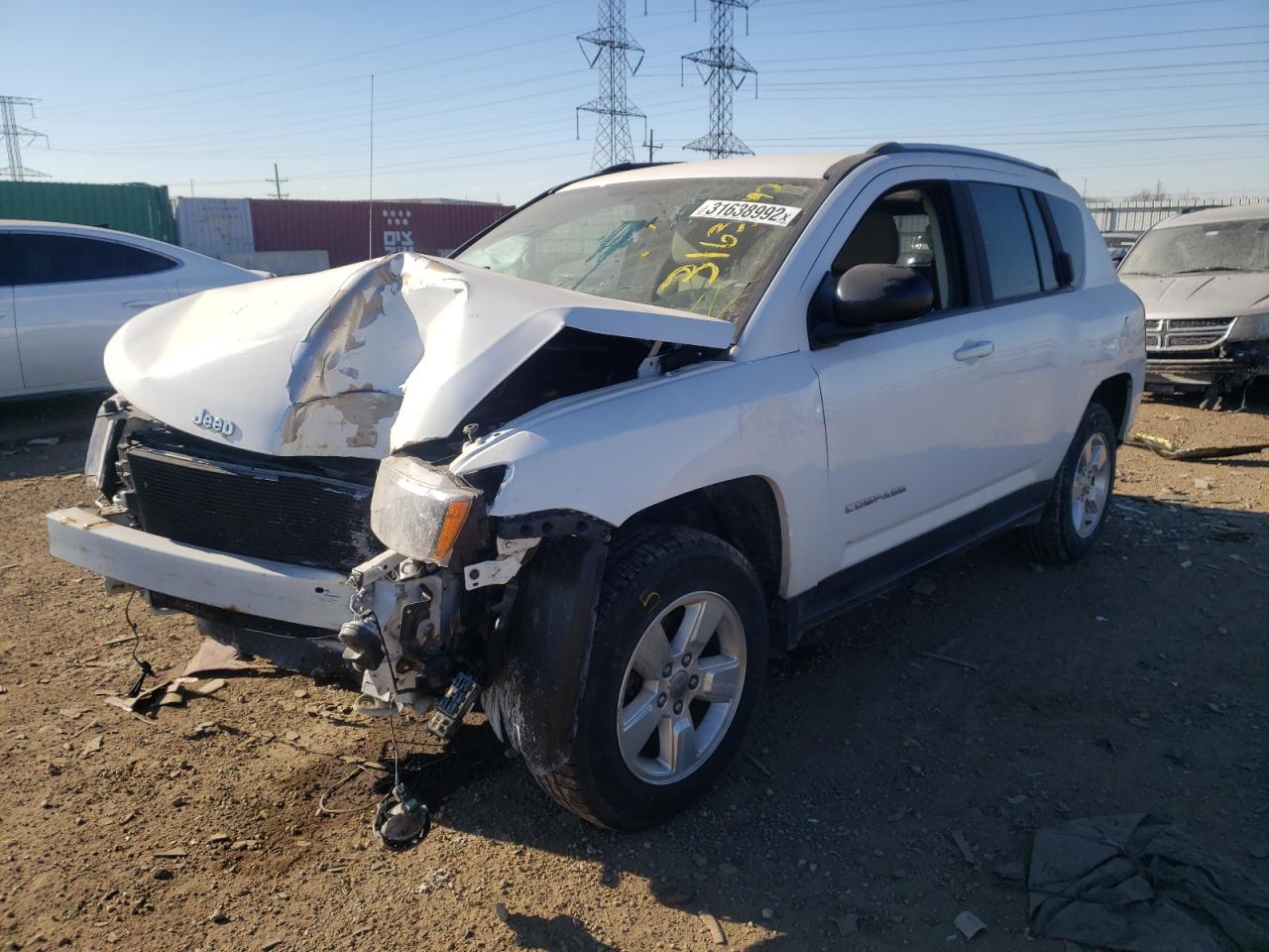 Photo 2 from auction – 2014 JEEP COMPASS SP with VIN 1C4NJCBA4ED829468
