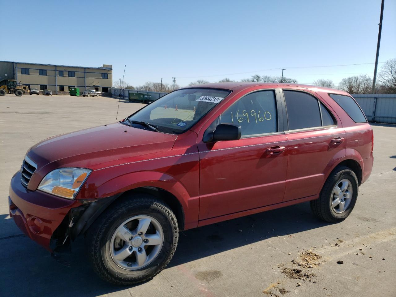 Photo 9 from auction – 2008 KIA SORENTO EX with VIN KNDJD735785845919