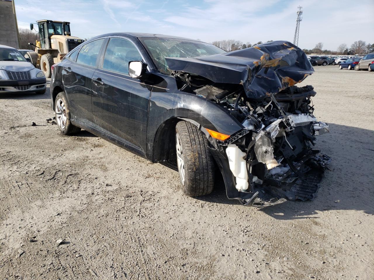 HONDA CIVIC LX 2016 with VIN 19XFC2F57GE038231 - Photo from auction