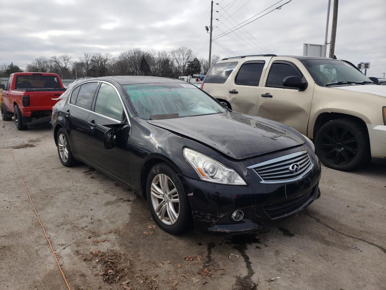 INFINITI G37 2012 with VIN JN1CV6AR1CM677301 - Photo from auction