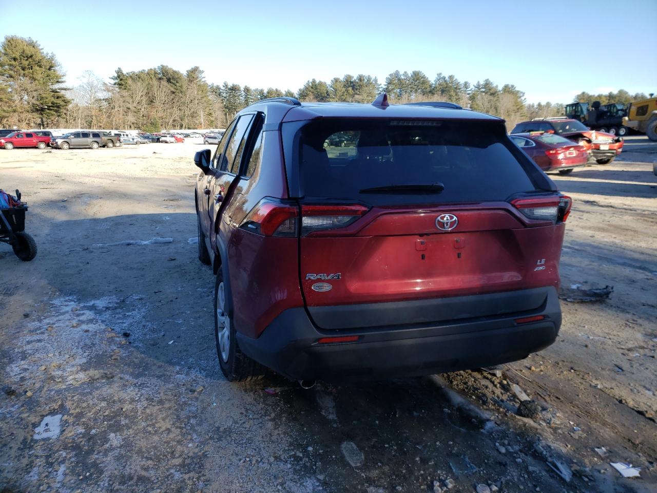 Photo 3 from auction – 2020 TOYOTA RAV4 LE with VIN 2T3F1RFV3LC132931