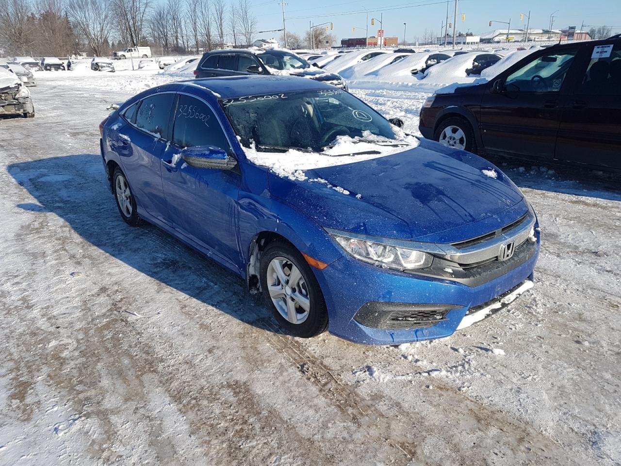 HONDA CIVIC LX 2016 with VIN 2HGFC2F58GH026644 - Photo from auction