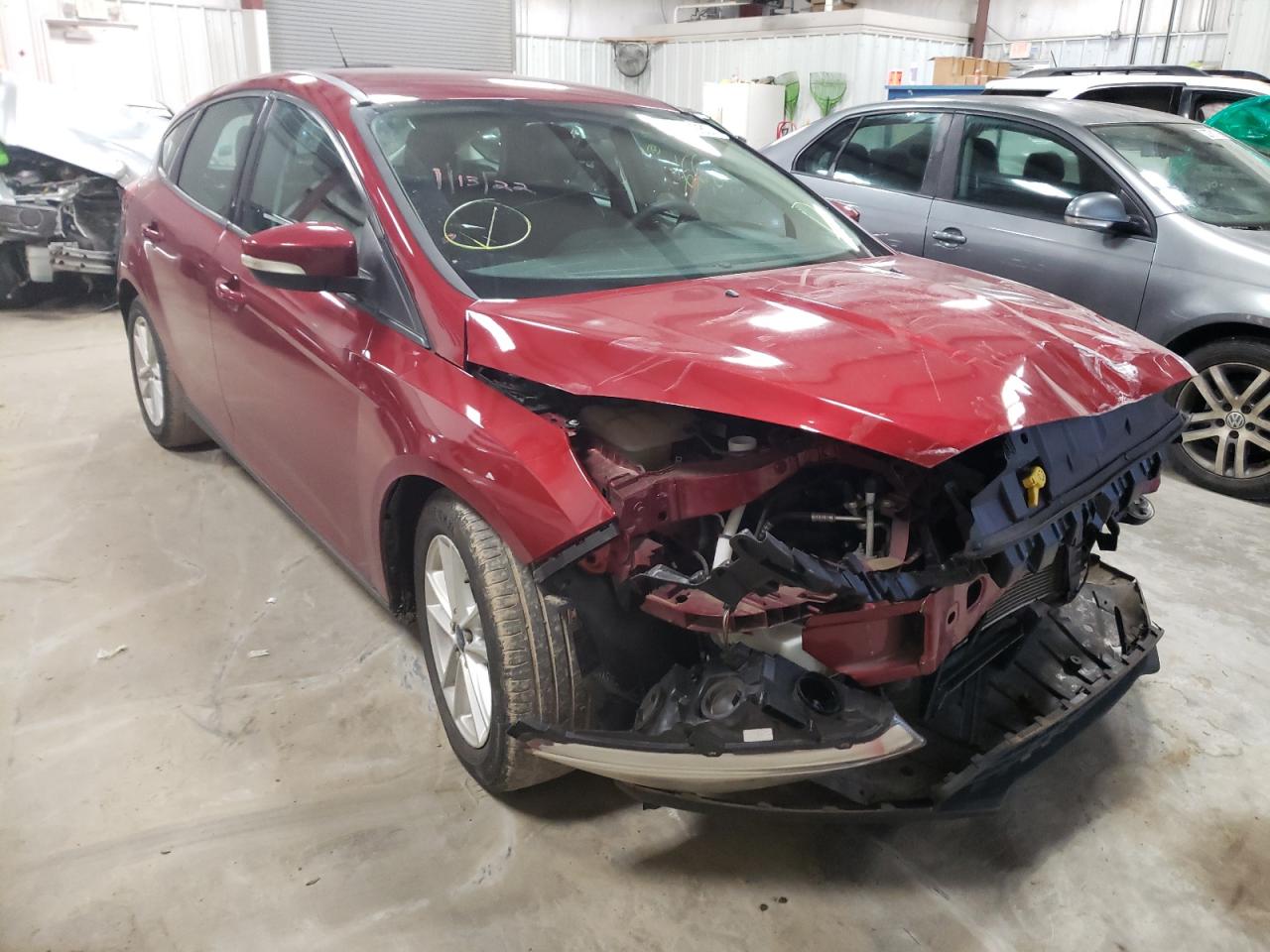 FORD FOCUS SE 2016 with VIN 1FADP3K28GL387263 - Photo from auction