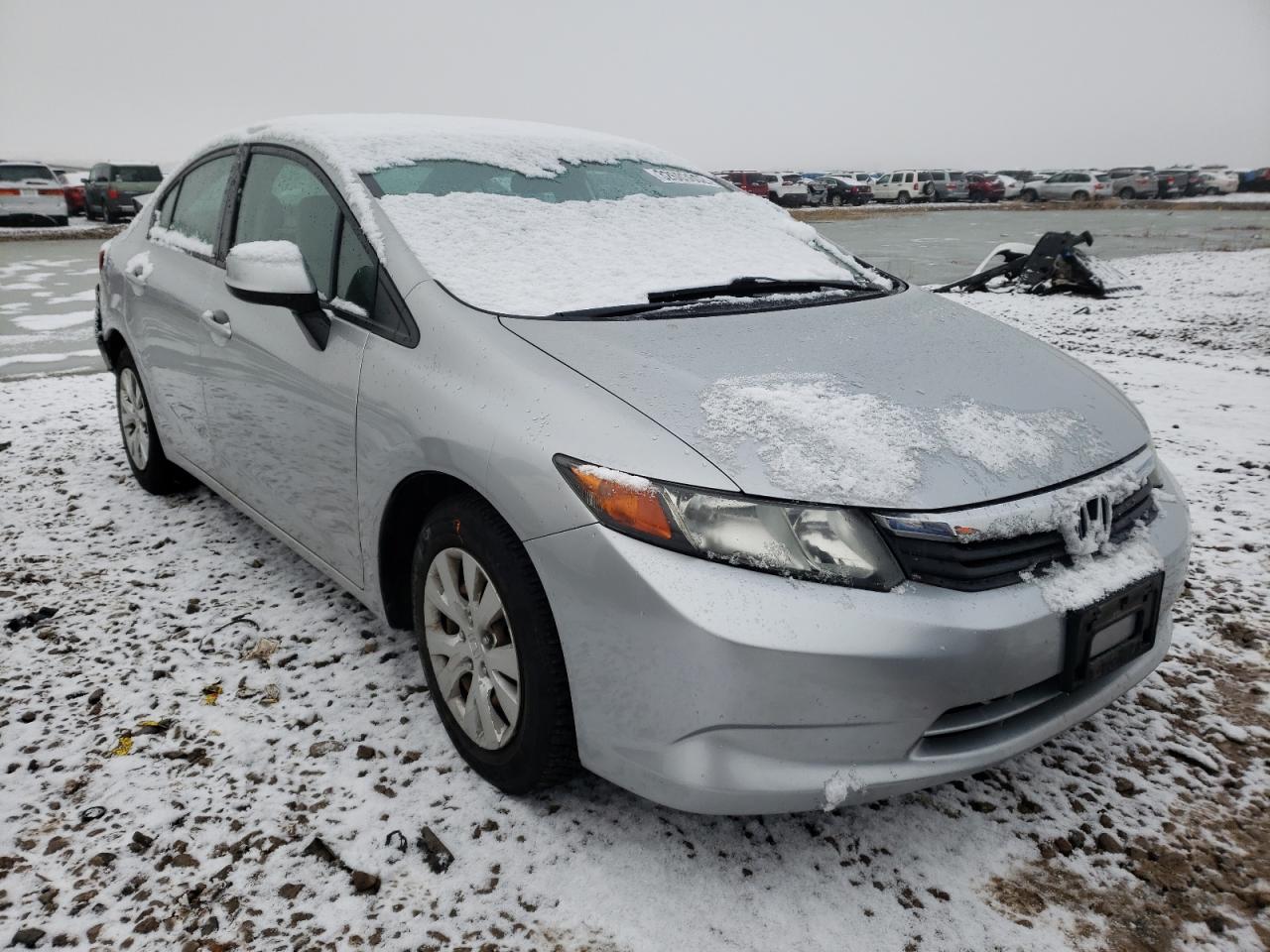 HONDA CIVIC LX 2012 with VIN 2HGFB2F53CH324693 - Photo from auction