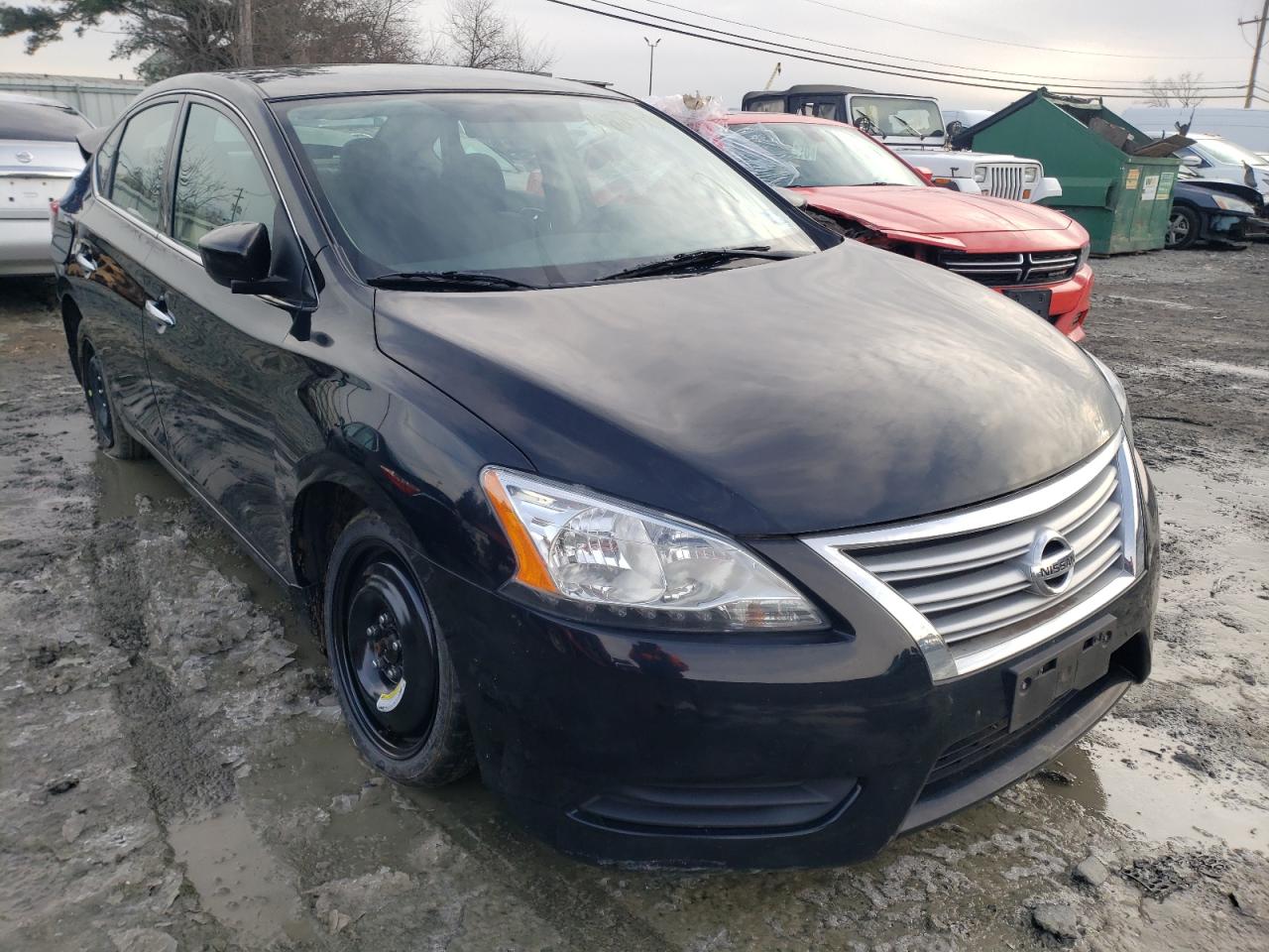 NISSAN SENTRA S 2015 with VIN 3N1AB7AP0FY374192 - Photo from auction