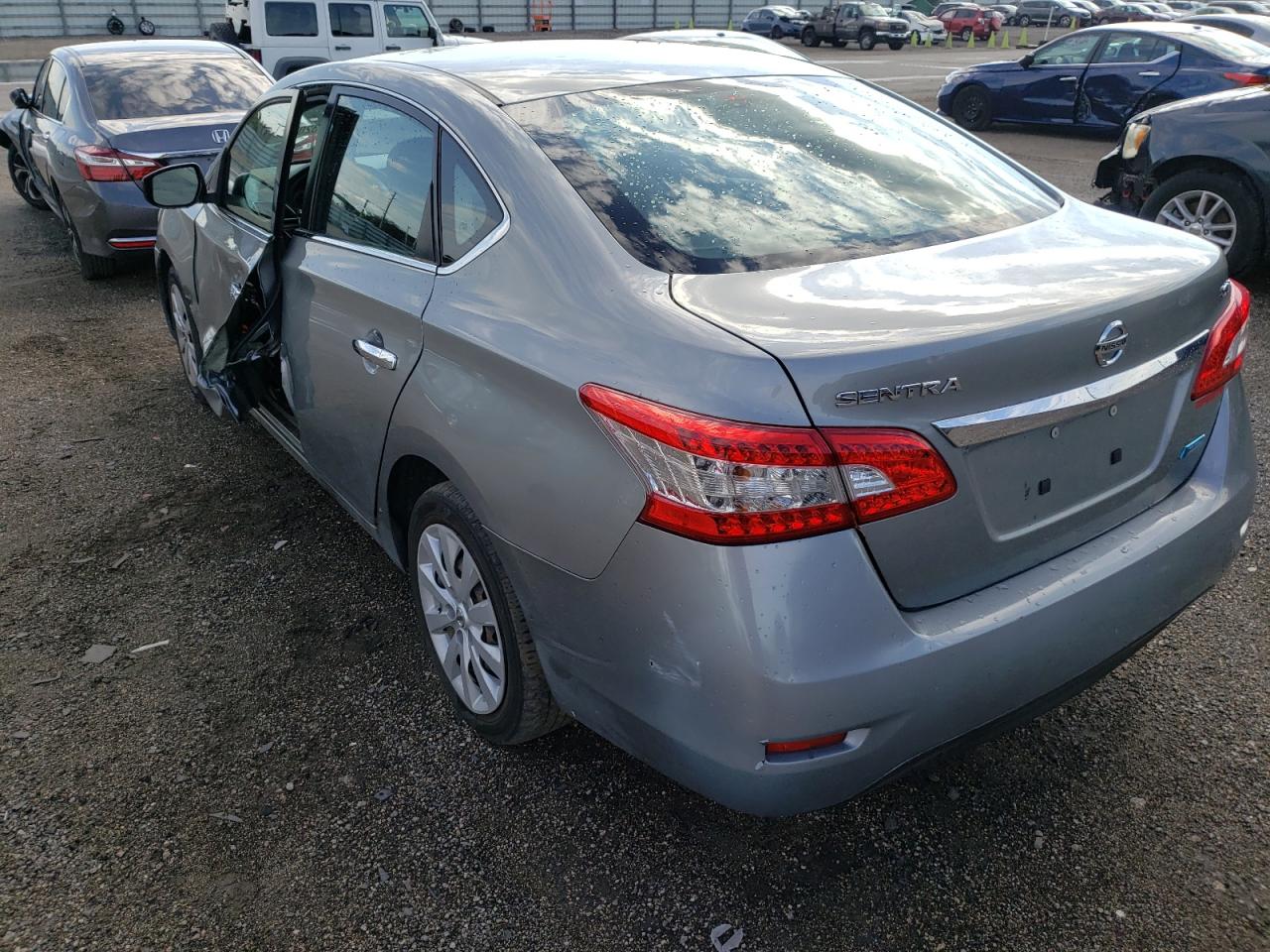 Photo 3 from auction – 2014 NISSAN SENTRA S with VIN 3N1AB7AP6EY220293