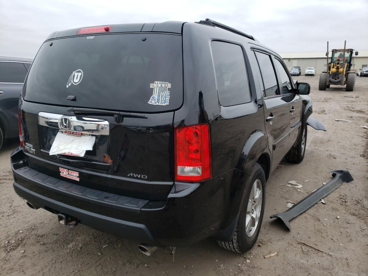 Photo 4 from auction – 2009 HONDA PILOT EXL with VIN 5FNYF48539B017740