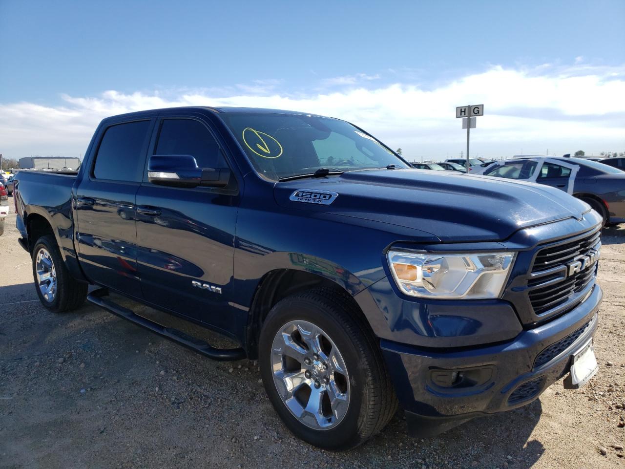 RAM 1500 BIG H 2019 with VIN 1C6RREFT2KN576410 - Photo from auction