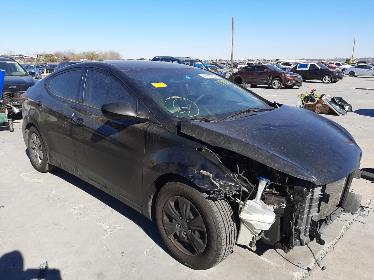 HYUNDAI ELANTRA 2016 with VIN KMHDH4AE8GU517055 - Photo from auction
