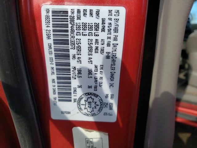 Photo 10 from auction – 2001 DODGE GRAND CARA with VIN 2B8GP44RX1R133572