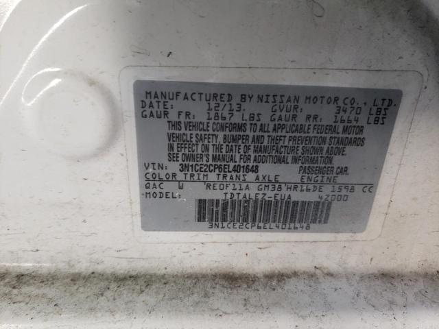Photo 10 from auction – 2014 NISSAN VERSA NOTE with VIN 3N1CE2CP6EL401648