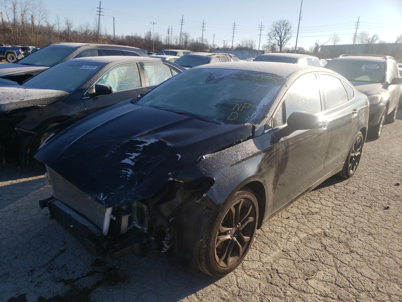 Photo 2 from auction – 2020 FORD FUSION SE with VIN 3FA6P0HD4LR148420