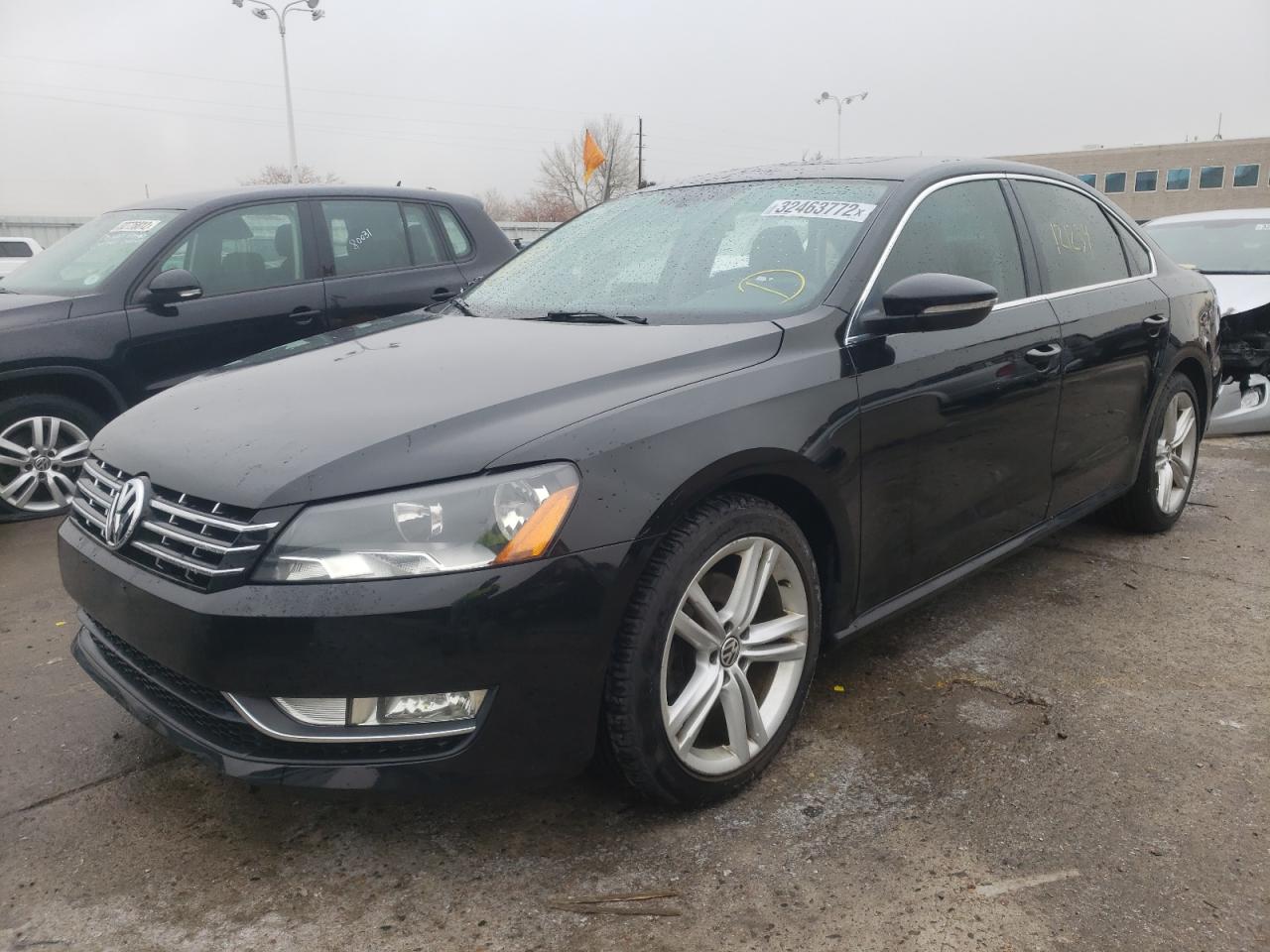 Photo 2 from auction – 2012 VOLKSWAGEN PASSAT SE with VIN 1VWBM7A32CC051787