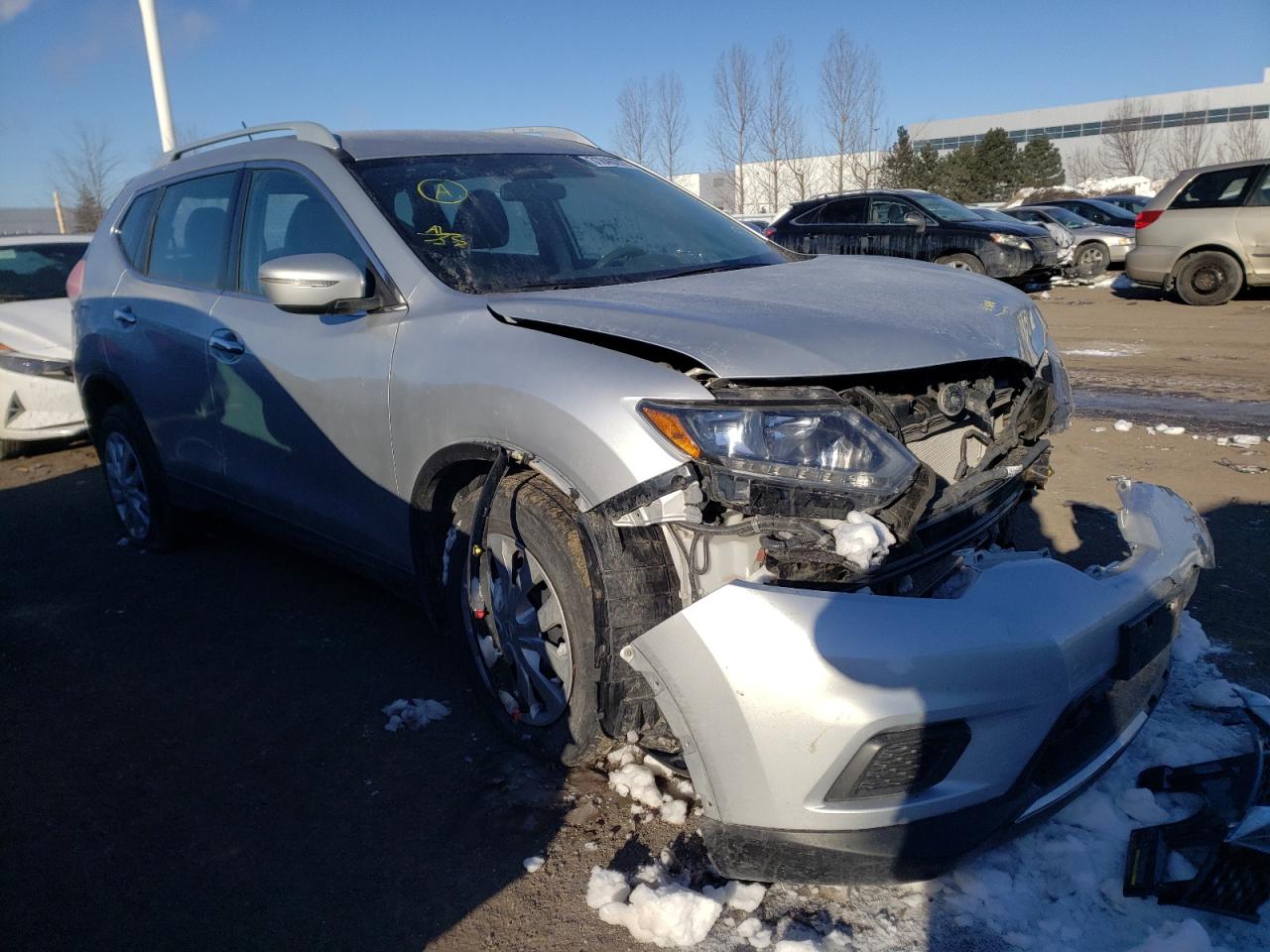 NISSAN ROGUE S 2014 with VIN 5N1AT2MV8EC791280 - Photo from auction