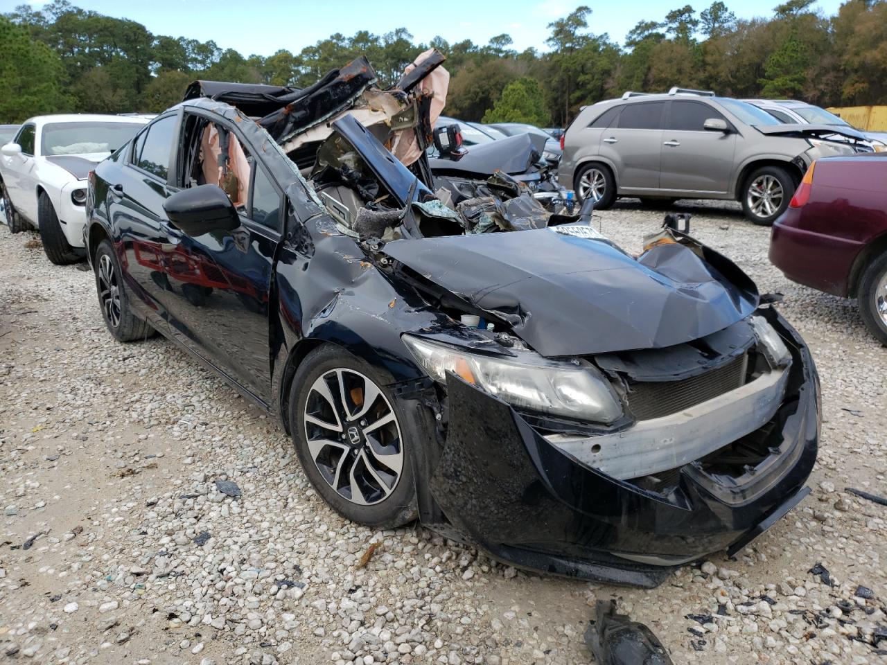 HONDA CIVIC EX 2015 with VIN 19XFB2F84FE022046 - Photo from auction