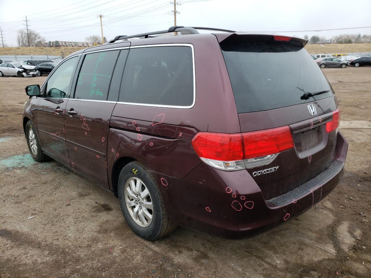 Photo 3 from auction – 2010 HONDA ODYSSEY EX with VIN 5FNRL3H77AB044288