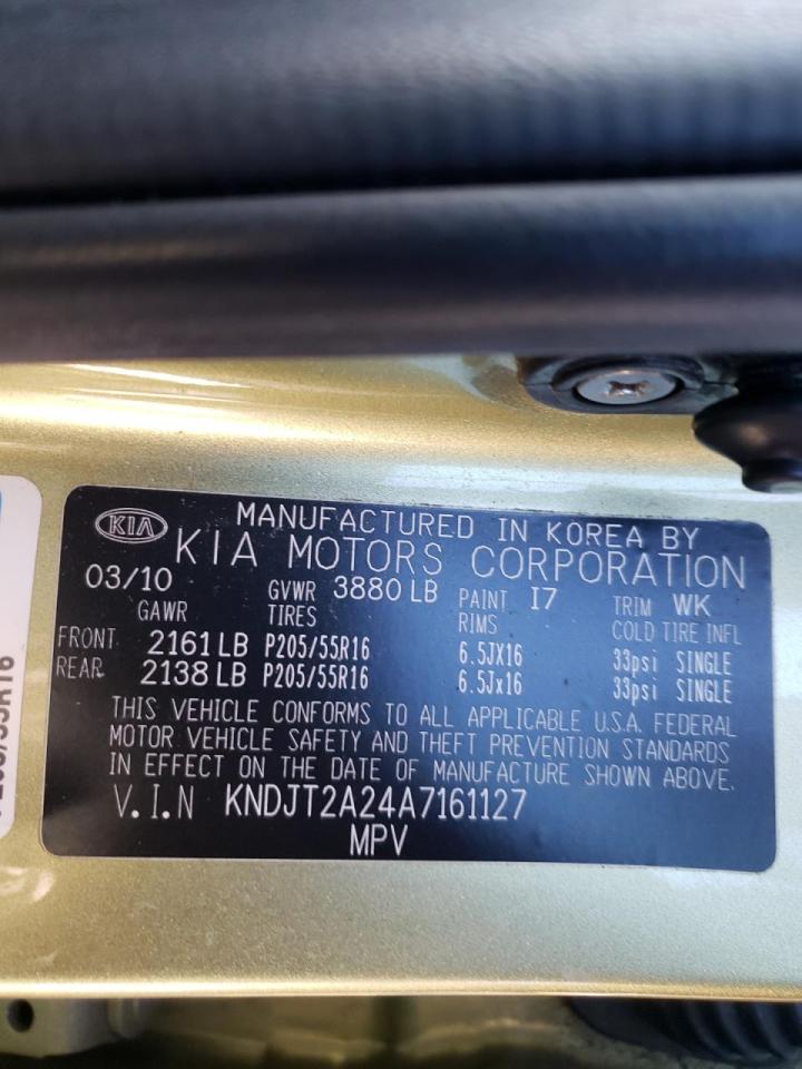 Photo 10 from auction – 2010 KIA SOUL + with VIN KNDJT2A24A7161127