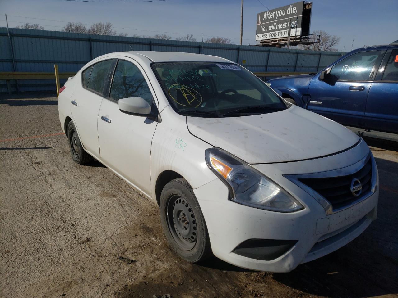 Photo 1 from auction – 2018 NISSAN VERSA S with VIN 3N1CN7AP4JL881456