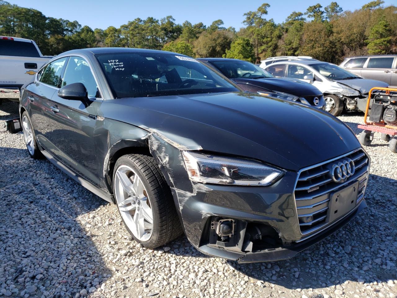 AUDI A5 PRESTIG 2018 with VIN WAUFNCF53JA066079 - Photo from auction