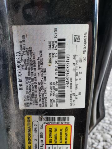Photo 10 from auction – 2013 FORD FUSION SE with VIN 3FA6P0H95DR321990