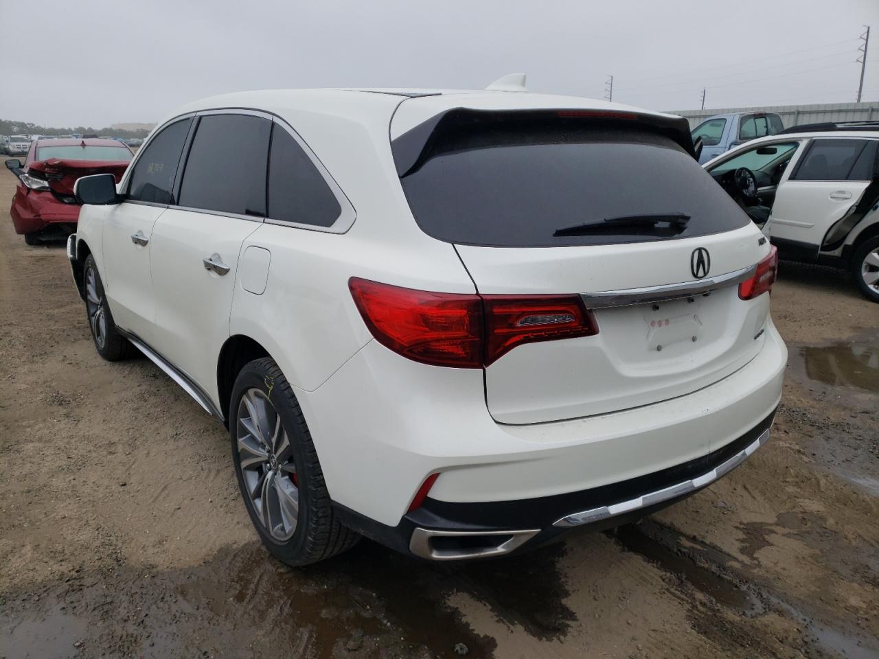 Photo 3 from auction – 2017 ACURA MDX TECHNO with VIN 5FRYD4H57HB016092