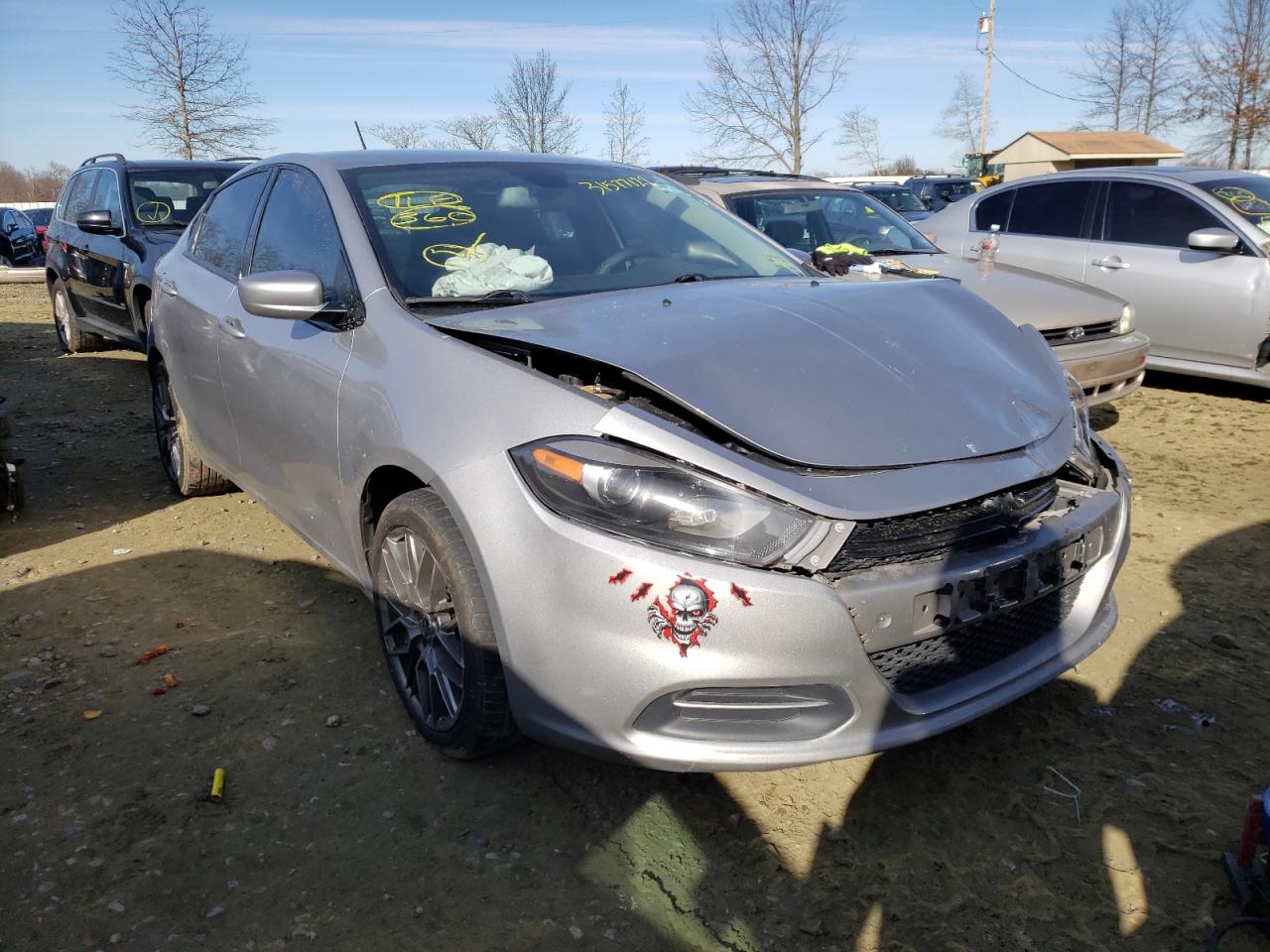 DODGE DART SE 2016 with VIN 1C3CDFAA8GD585140 - Photo from auction