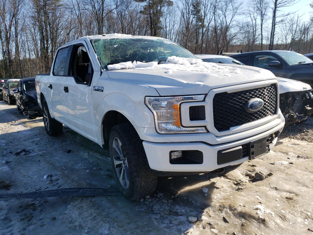 FORD F150 SUPER 2019 with VIN 1FTEW1E50KFB09752 - Photo from auction