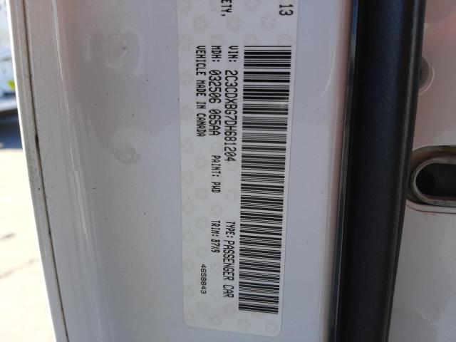 DODGE CHARGER SE 2013 with VIN 2C3CDXBG7DH681204 - Photo from auction
