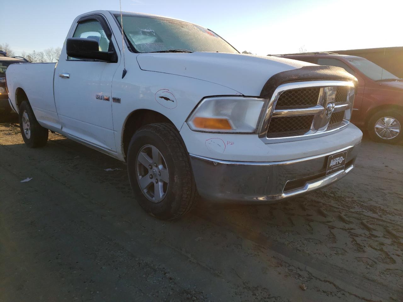 DODGE RAM 1500 2010 with VIN 3D7JB1ET6AG191613 - Photo from auction