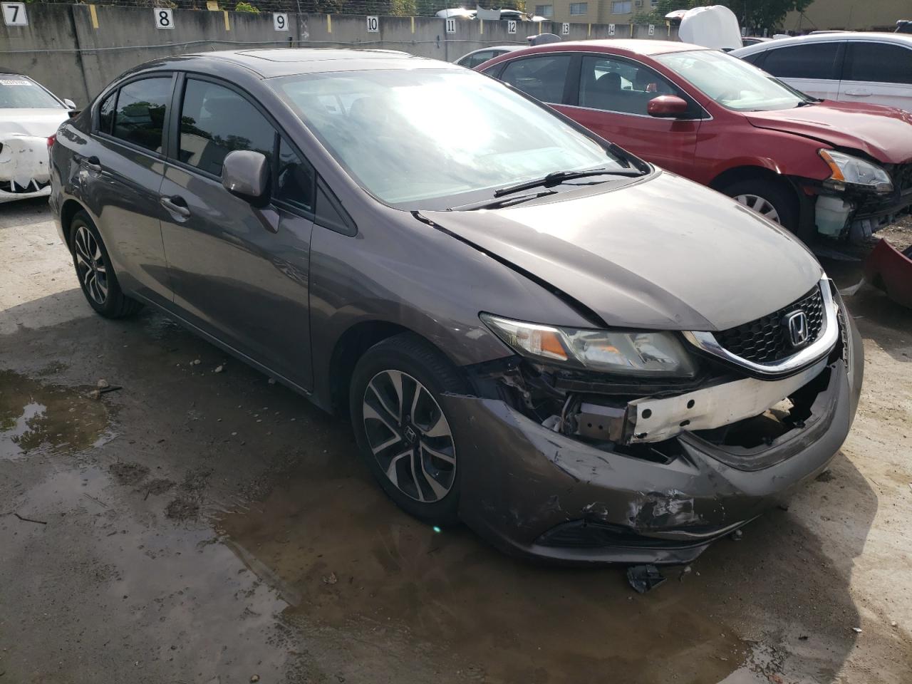 HONDA CIVIC EX 2013 with VIN 19XFB2F86DE059368 - Photo from auction