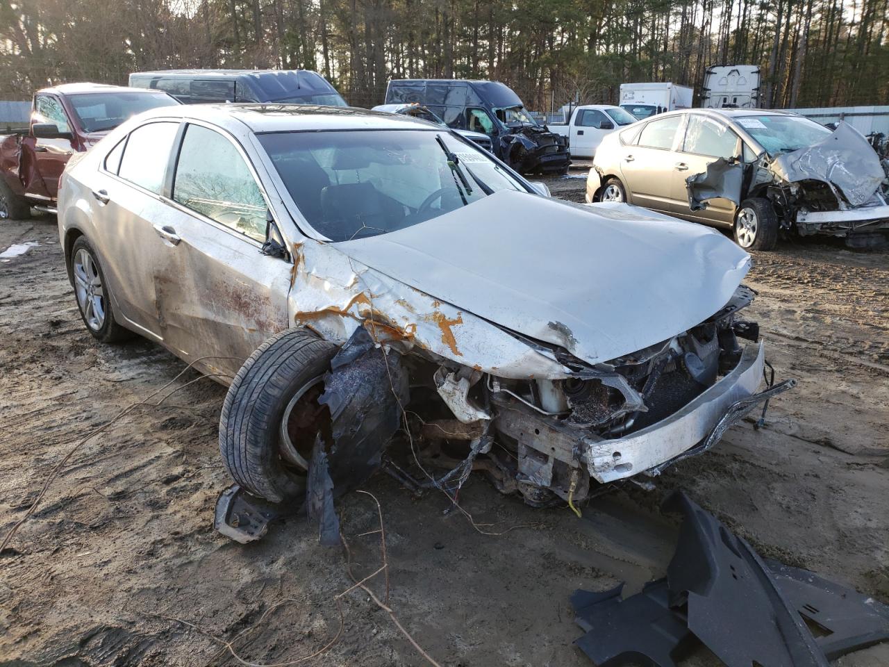 ACURA TSX 2010 with VIN JH4CU4F45AC001923 - Photo from auction