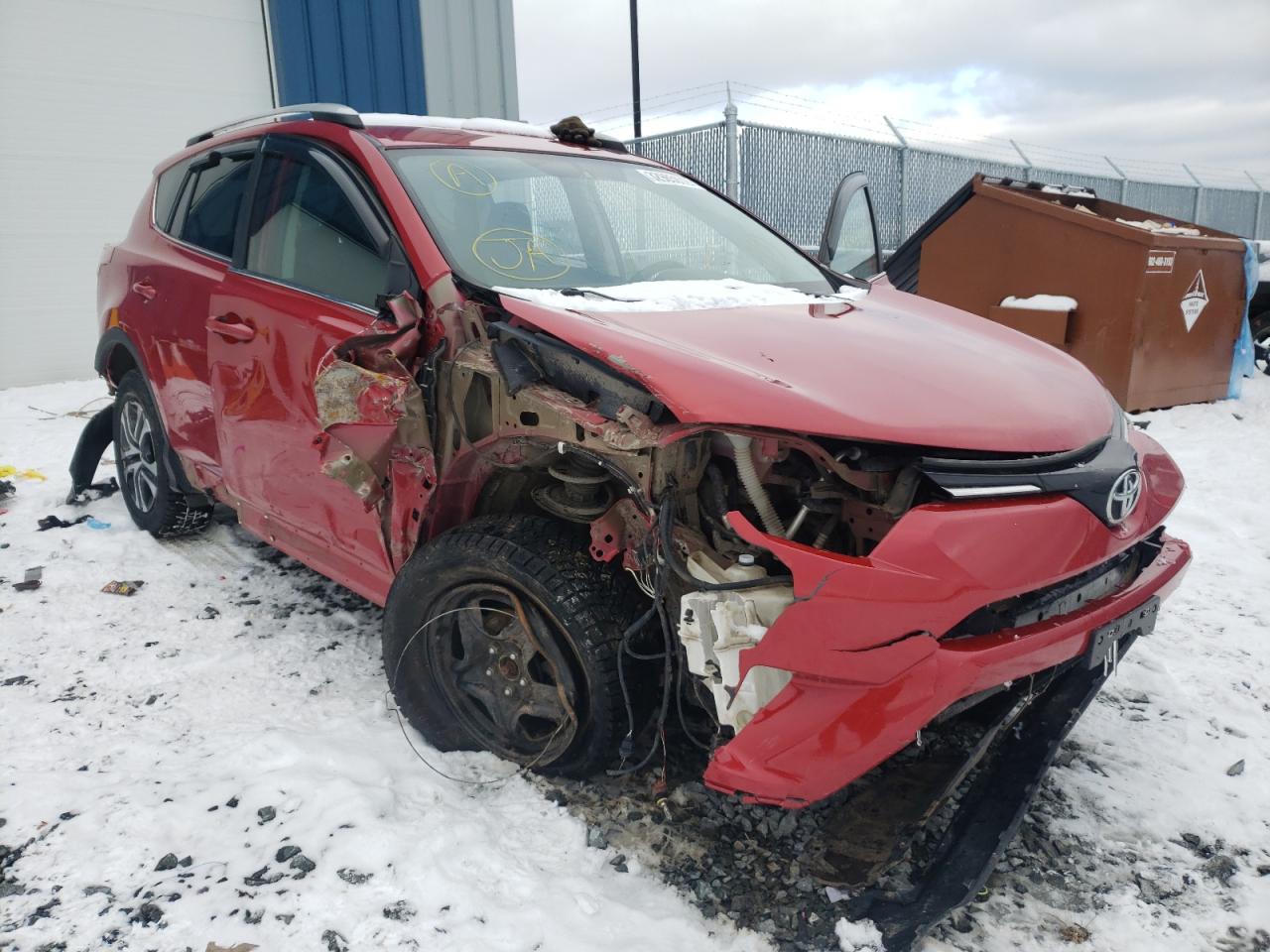 TOYOTA RAV4 LE 2016 with VIN 2T3ZFREV7GW305497 - Photo from auction