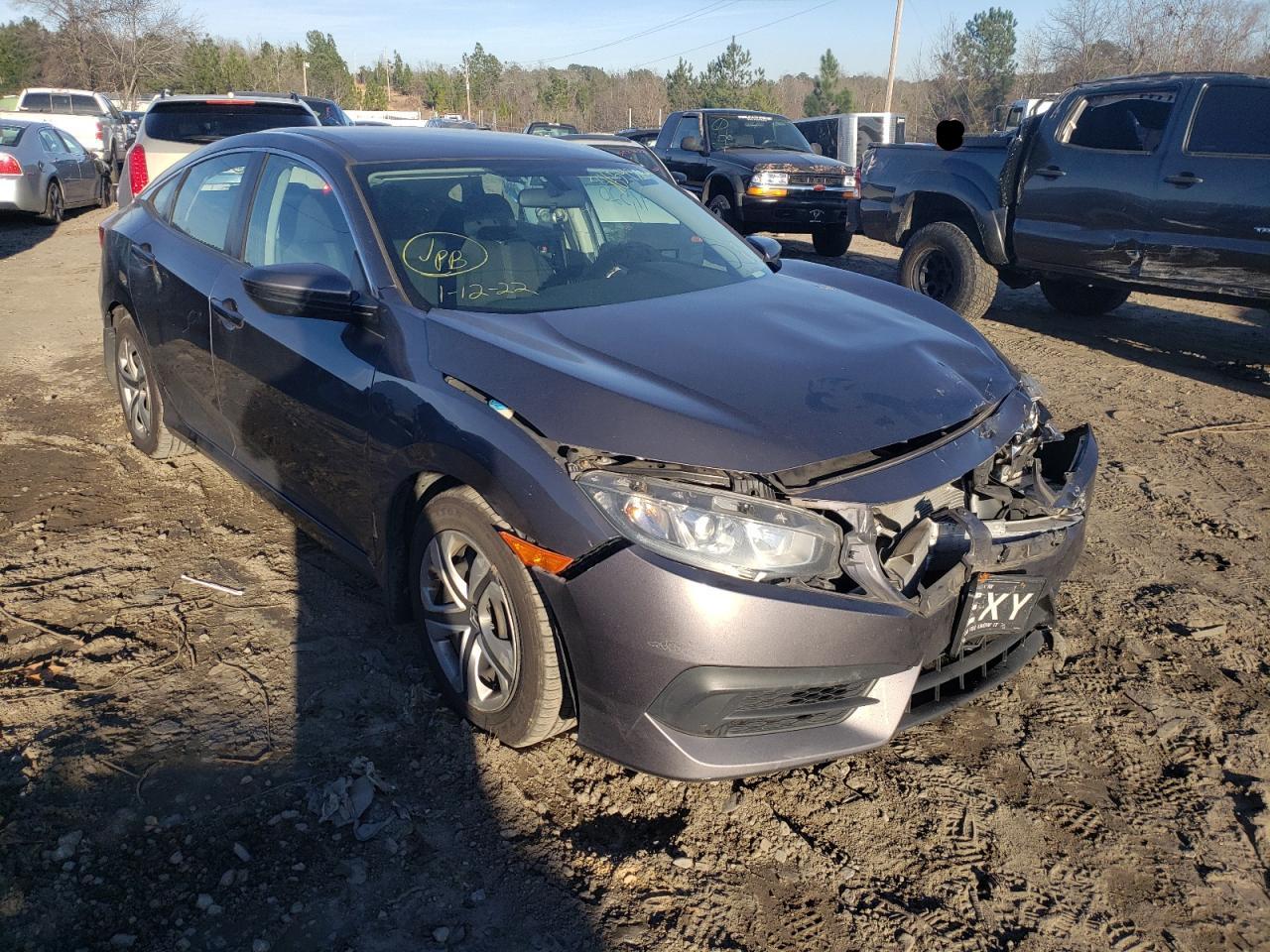 Photo 1 from auction – 2016 HONDA CIVIC LX with VIN 2HGFC2F54GH510875