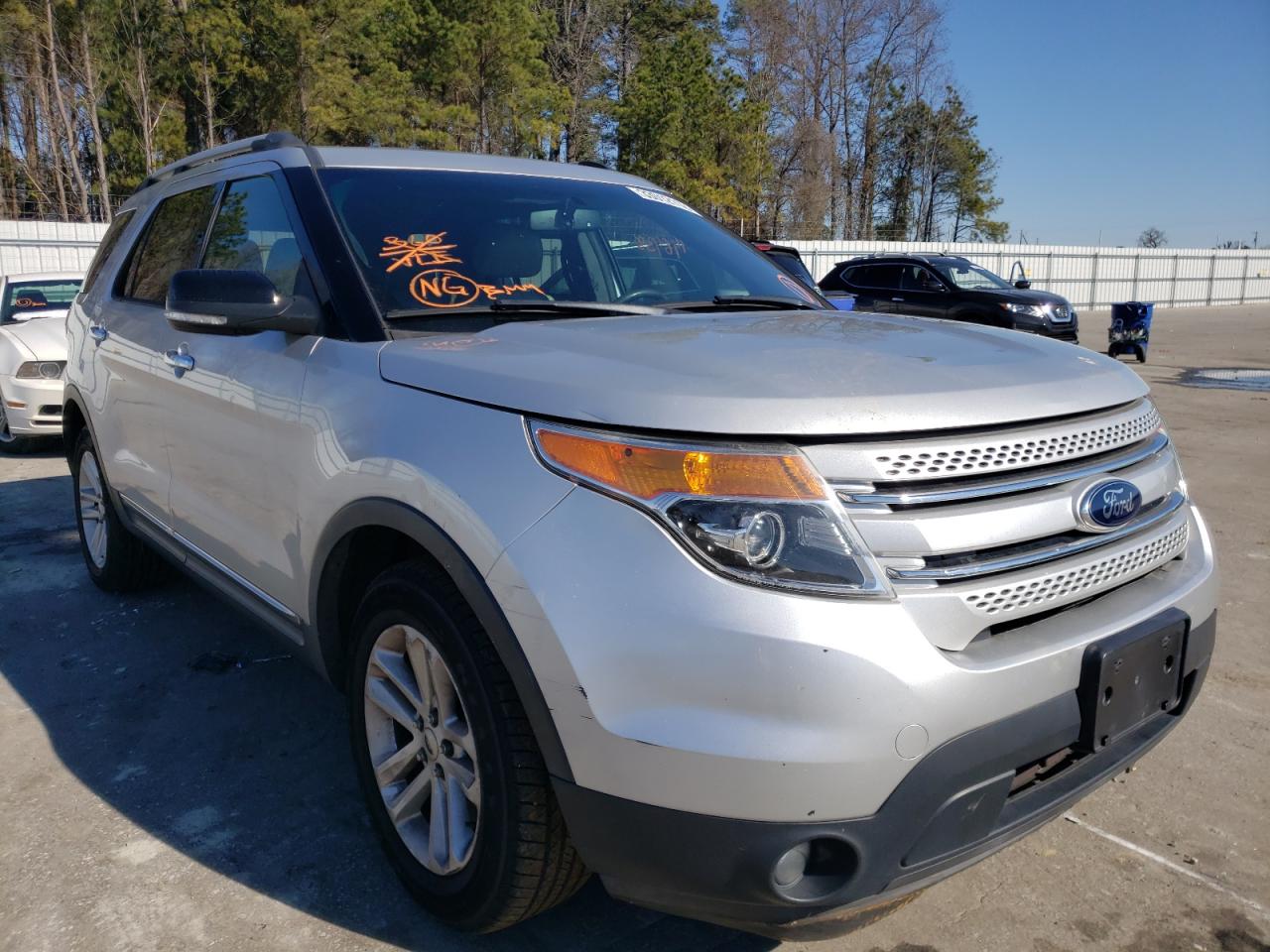 FORD EXPLORER X 2014 with VIN 1FM5K7D8XEGB82602 - Photo from auction