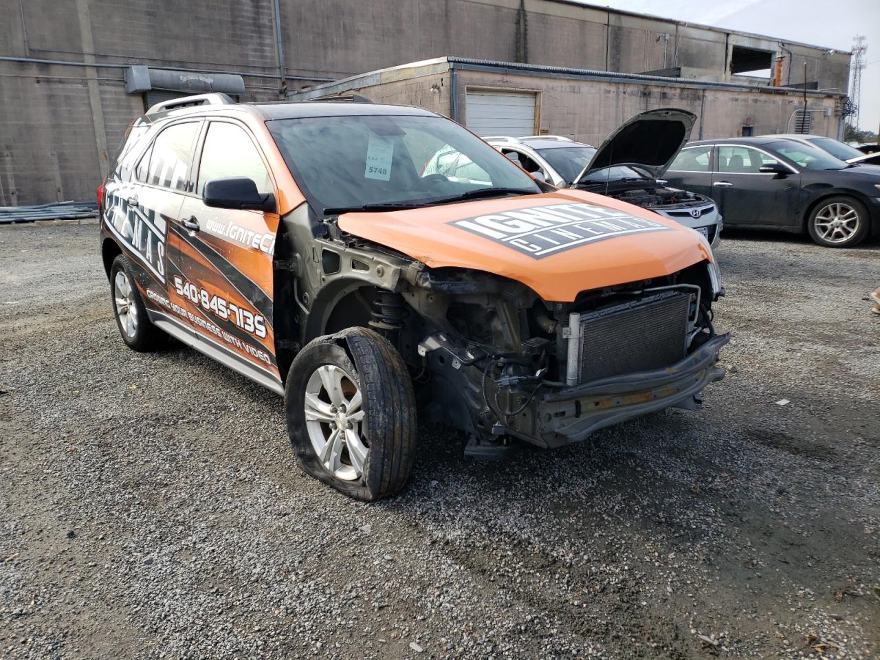 Photo 1 from auction – 2014 CHEVROLET EQUINOX LT with VIN 2GNALBEK8E6131183