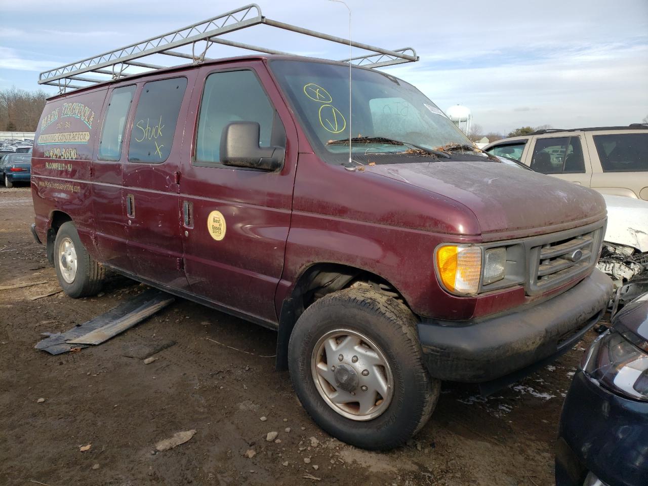 FORD ECONOLINE 2003 with VIN 1FTNE242X3HA13469 - Photo from auction