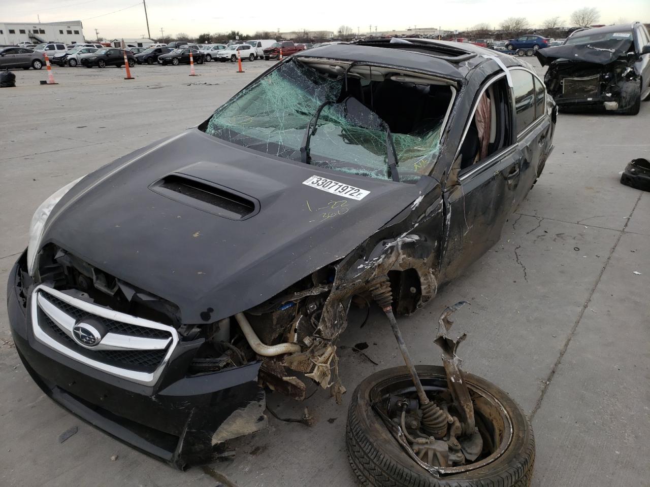 Photo 9 from auction – 2012 SUBARU LEGACY 2.5 with VIN 4S3BMFL62C1015355