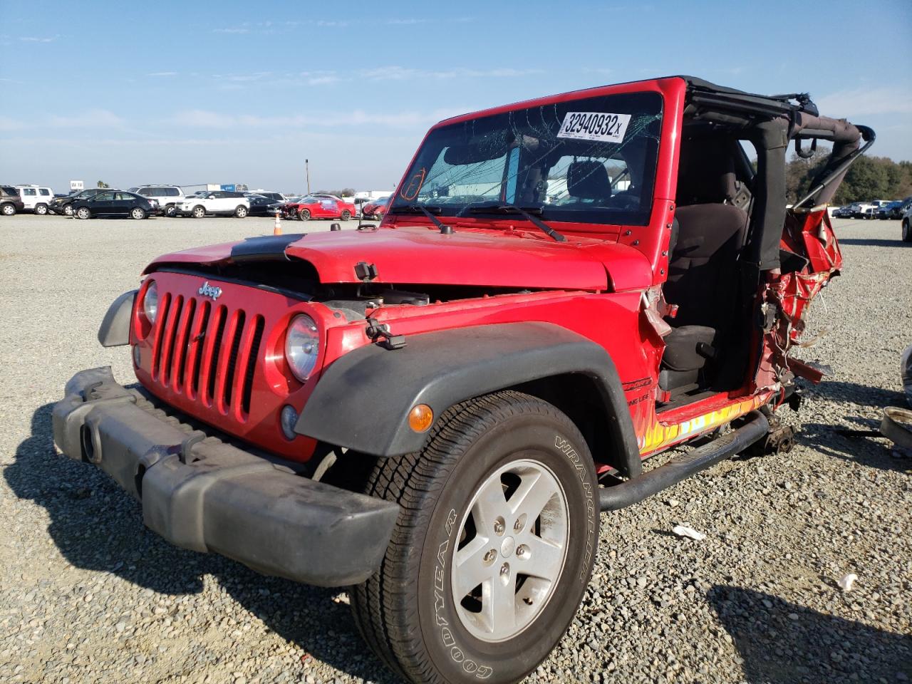 Photo 2 from auction – 2015 JEEP WRANGLER S with VIN 1C4AJWAG8FL539893