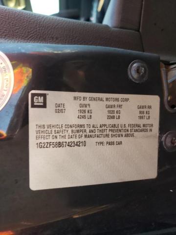 Photo 10 from auction – 2007 PONTIAC G6 VALUE L with VIN 1G2ZF58B674234210