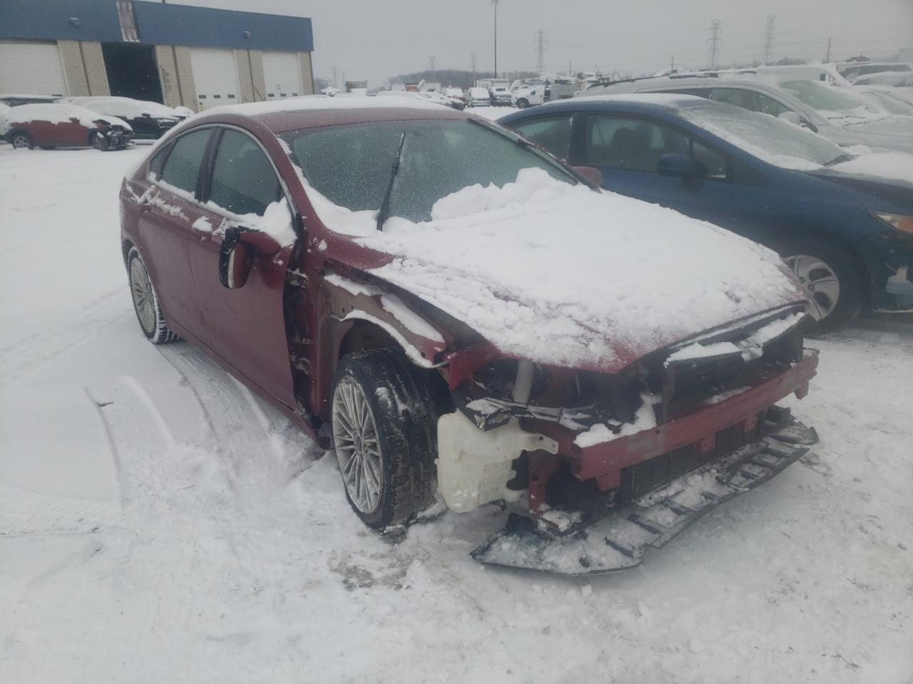 FORD FUSION SE 2016 with VIN 1FA6P0HD1G5104366 - Photo from auction