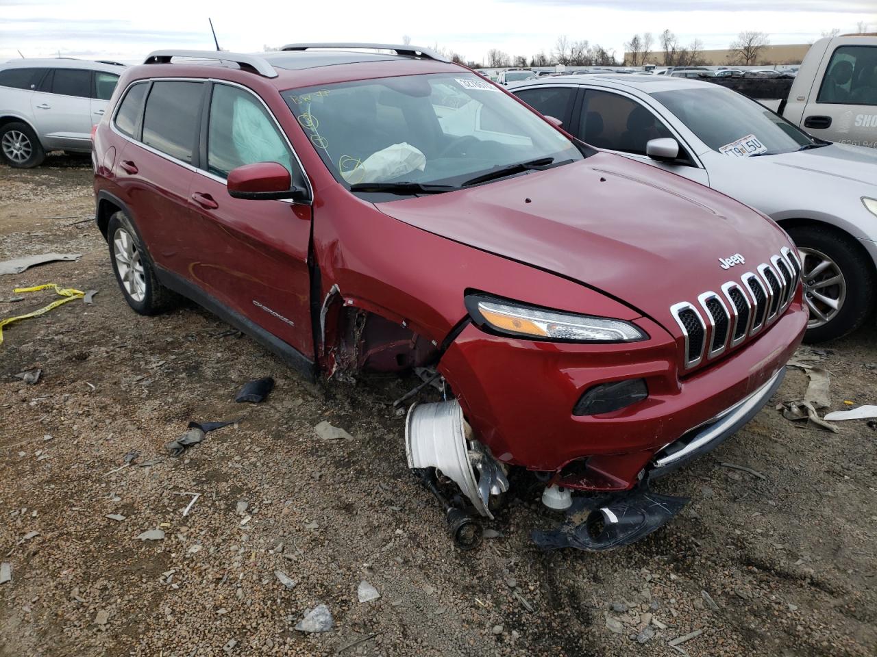 JEEP CHEROKEE L 2015 with VIN 1C4PJMDS1FW775329 - Photo from auction