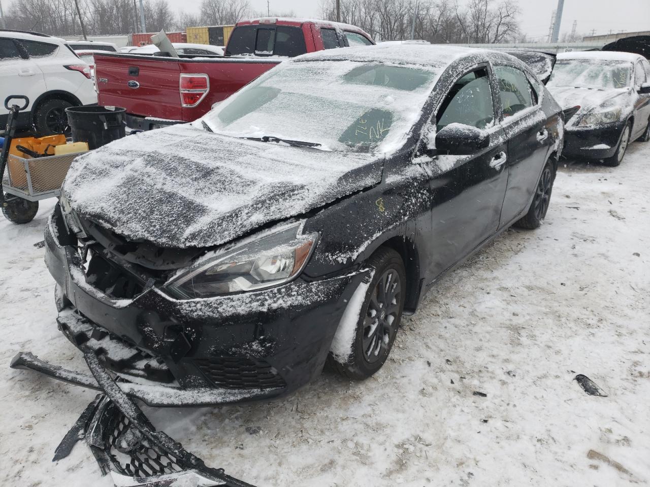 Photo 2 from auction – 2018 NISSAN SENTRA S with VIN 3N1AB7AP4JY326431