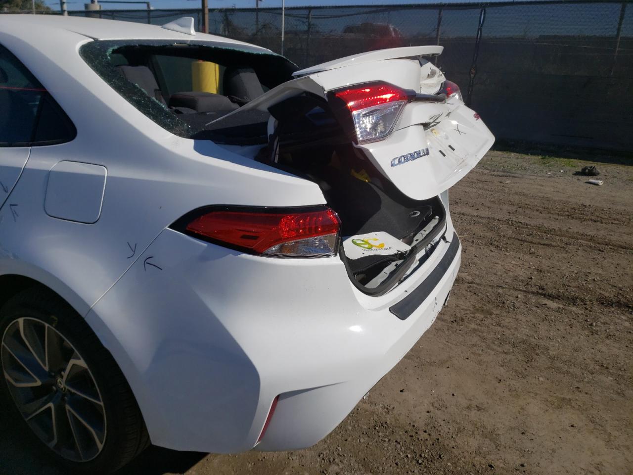 Photo 9 from auction – 2021 TOYOTA COROLLA SE with VIN 5YFS4MCEXMP085887