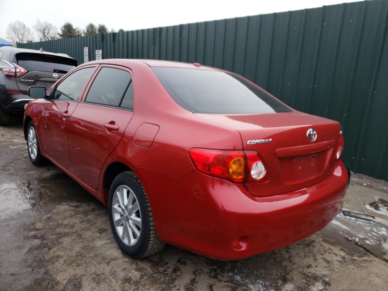 Photo 3 from auction – 2009 TOYOTA COROLLA BA with VIN JTDBL40E89J026369