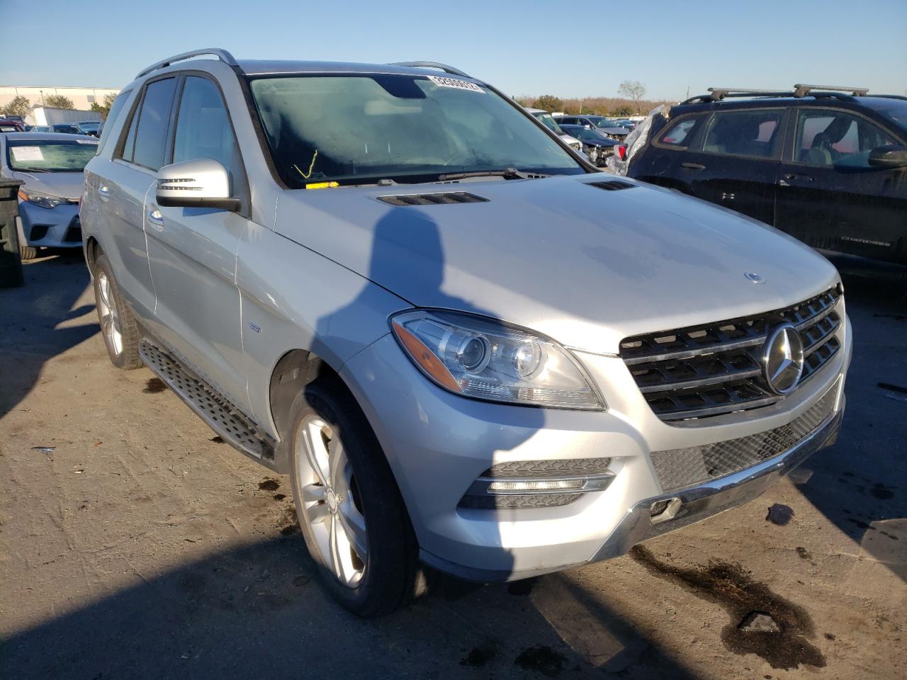MERCEDES-BENZ ML 350 BLU 2012 with VIN 4JGDA2EB7CA009356 - Photo from auction