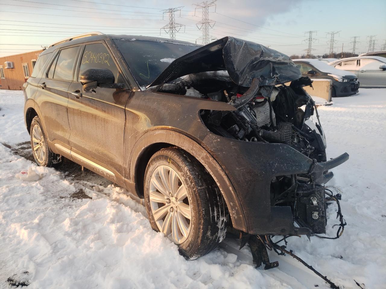 FORD EXPLORER L 2020 with VIN 1FMSK8FH0LGA25969 - Photo from auction