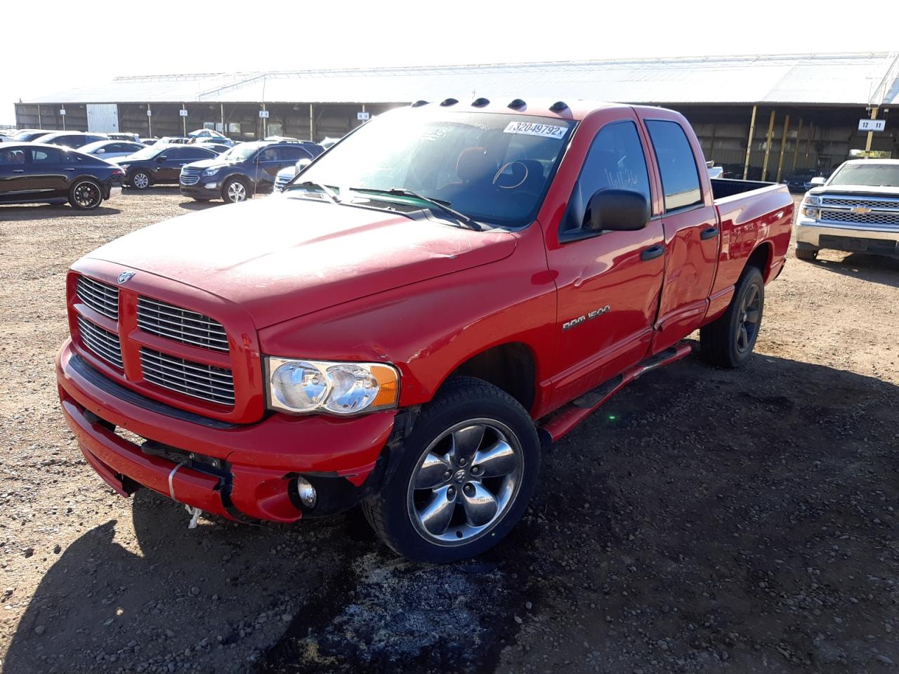 Photo 2 from auction – 2005 DODGE RAM 1500 S with VIN 1D7HU18D95J598102