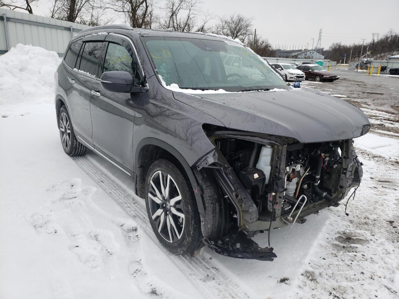 Photo 1 from auction – 2021 HONDA PILOT TOUR with VIN 5FNYF6H91MB053501